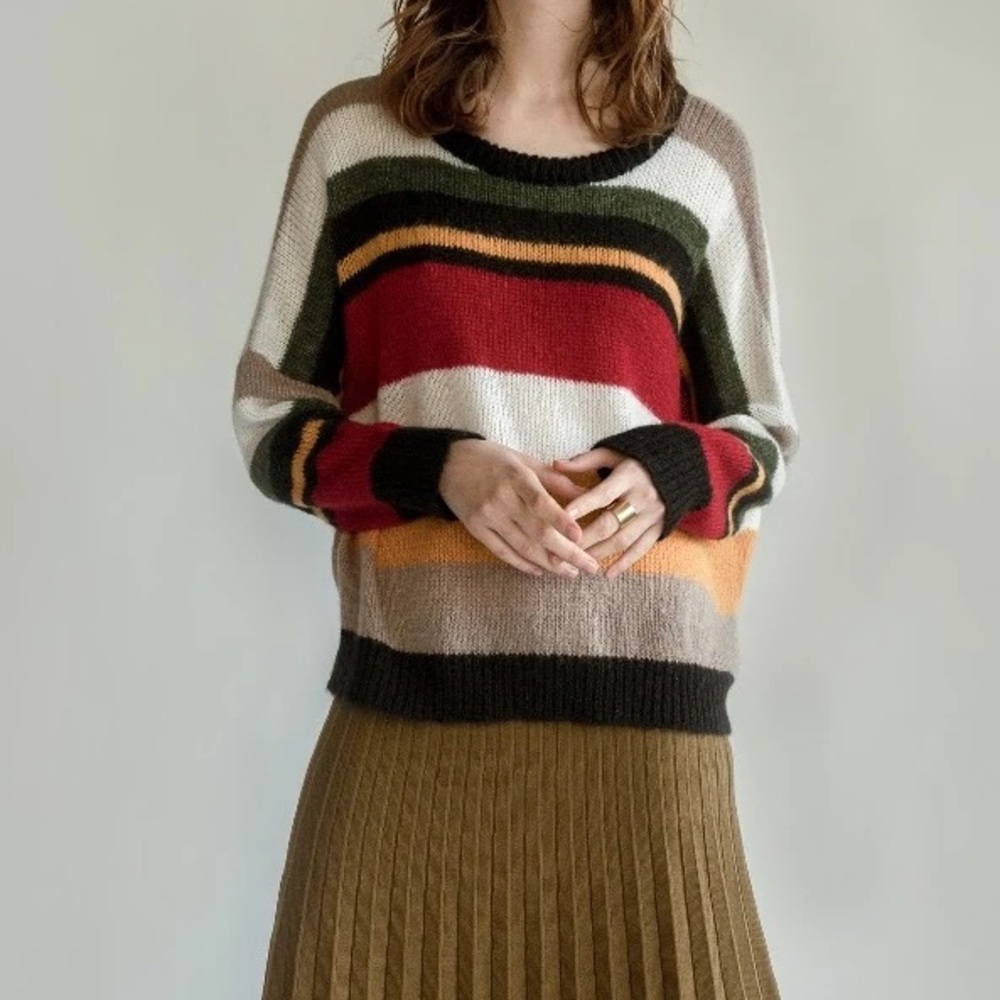 Kerisma Boxy Fit Striped Sweater size S/M